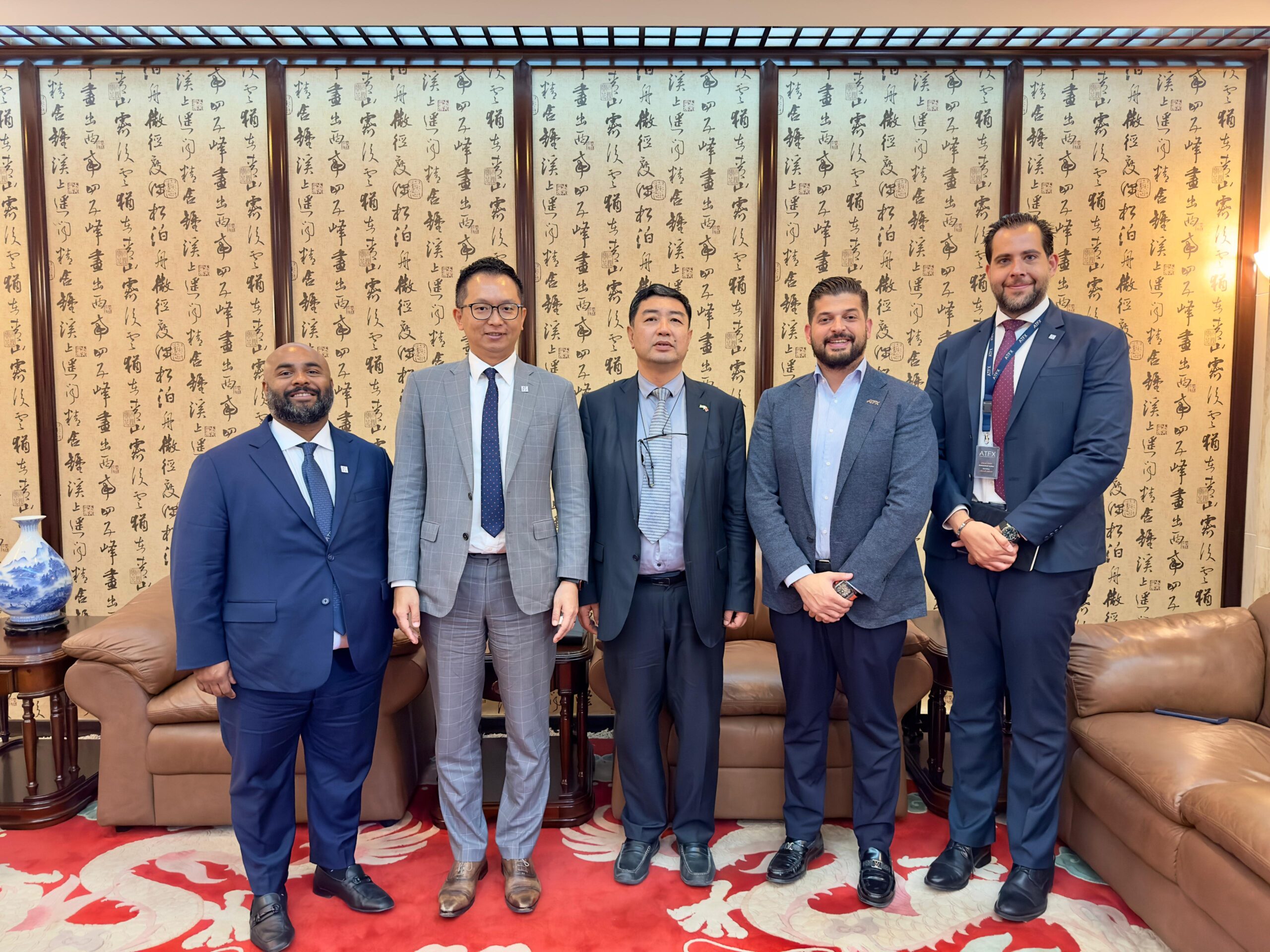 ATFX's Strategic Meeting at the Chinese Embassy in Jordan